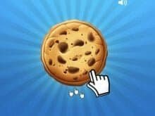 Cookie Clicker Unblocked gameplay screen – giant cookie clicking