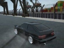 Drift Hunters Unblocked gameplay – drifting on city map